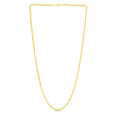 14K Gold 2.8Mm Lite Round Wheat Chain