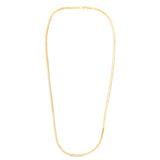 14K Gold 3Mm Imperial Herringbone Chain