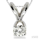 Diamond Solitaire Pendant