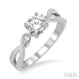 Semi-Mount Diamond Engagement Ring