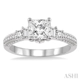 Semi-Mount Diamond Engagement Ring