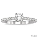 Semi-Mount Diamond Engagement Ring