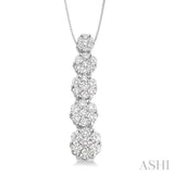 Journey Cluster Diamond Pendant