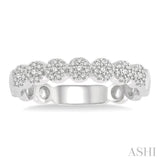 Stackable Diamond Wedding Band