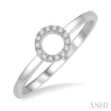 Circle Diamond Fashion Ring