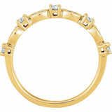 Accented Stackable Ring