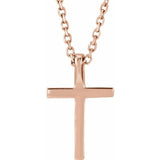 Petite Cross Necklace Or Pendant