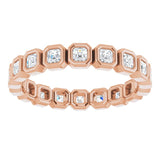 Bezel-Set Eternity Band