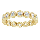 Bezel-Set Eternity Band