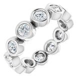 Bezel-Set Eternity Band