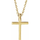 Petite Cross Necklace Or Pendant