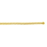 14K Gold 5Mm Semi-Solid Miami Cuban Chain