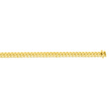 10K Gold 5Mm Semi-Solid Miami Cuban Chain