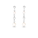 Sterling Silver Pearl Drop Earrings