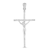 Silver Crucifix Cross Pendant