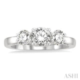 Past Present & Future Diamond Engagement Ring