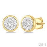 Bezel Set Lovebright Essential Diamond Earrings