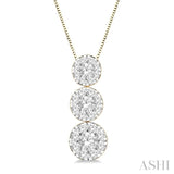 Past Present & Future Lovebright Essential Diamond Pendant