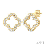 Clover Petite Diamond Fashion Earrings