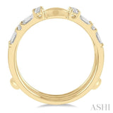 Baguette Diamond Insert Ring